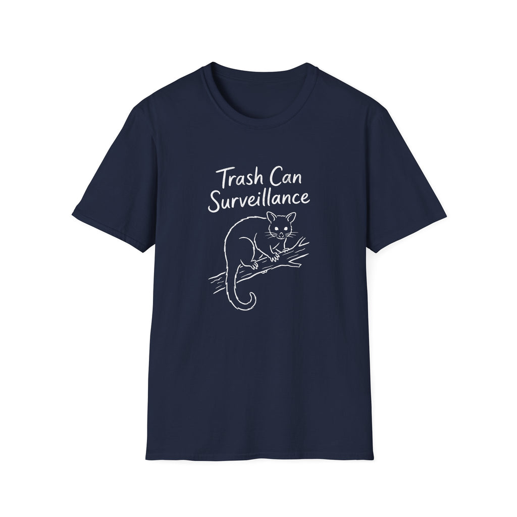Trashcan Surveillance Possum T-shirt