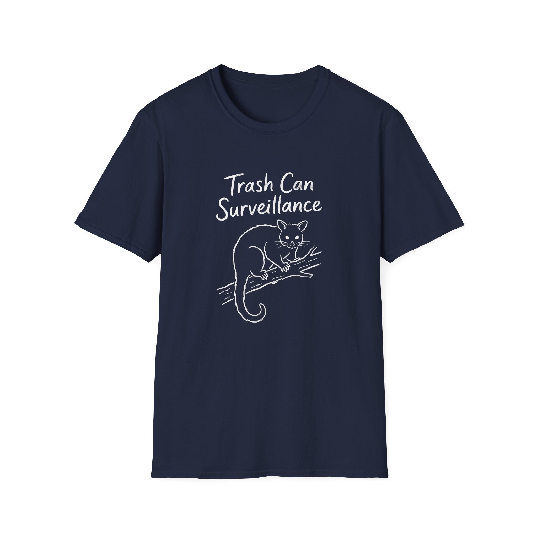 Trashcan Surveillance Possum T-shirt