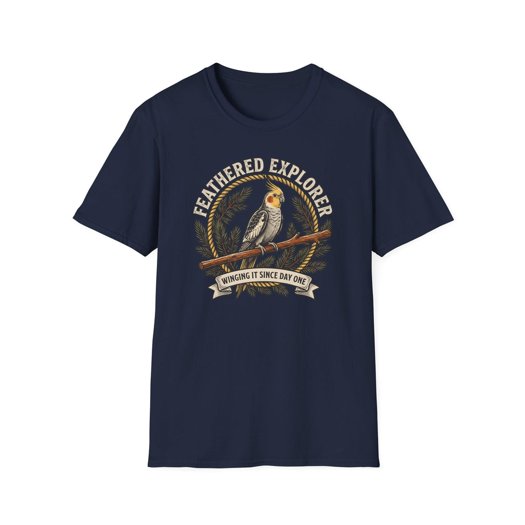 Feathered Explorer Cockatiel T-shirt