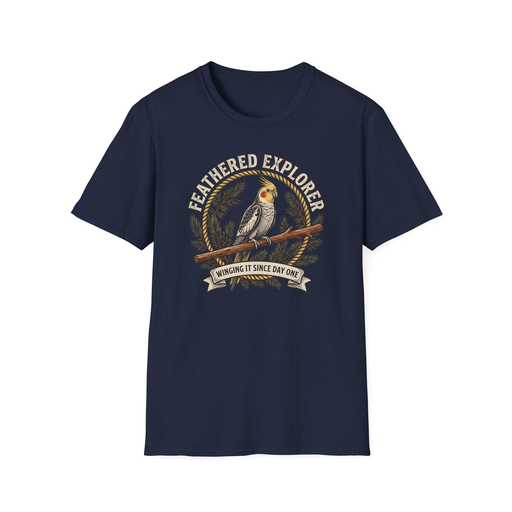 Feathered Explorer Cockatiel T-shirt