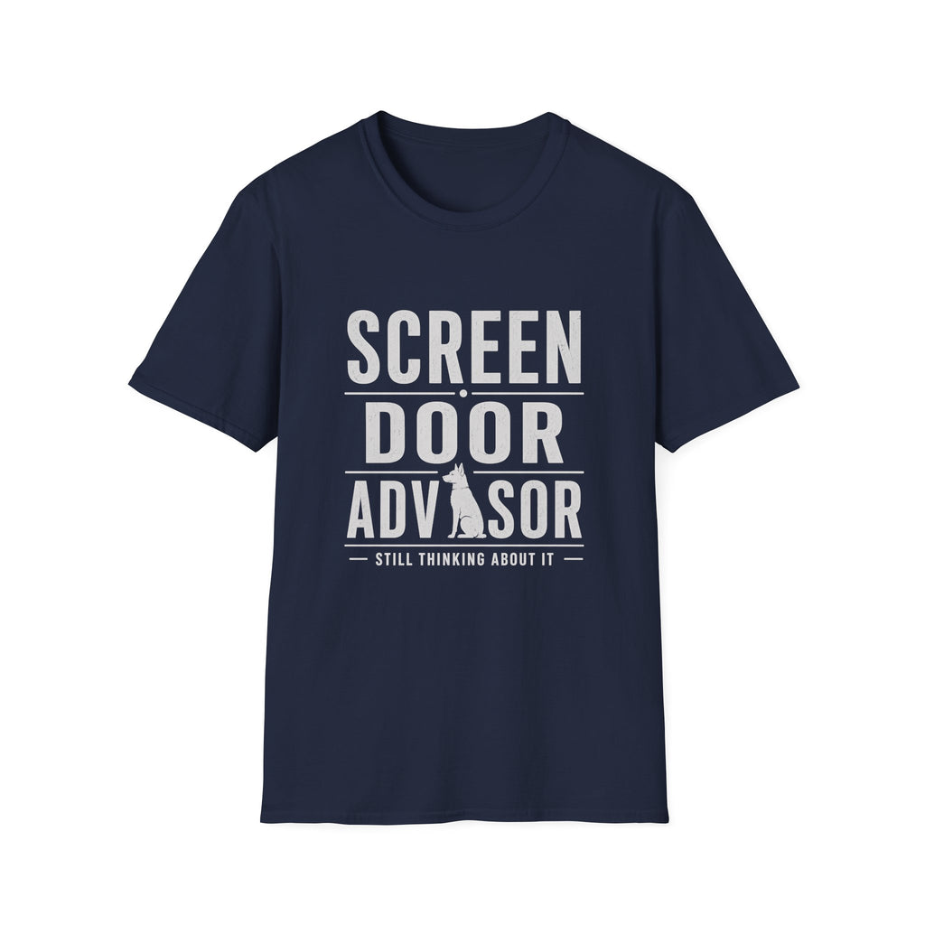 Screen Door Advisor Dog T-shirt
