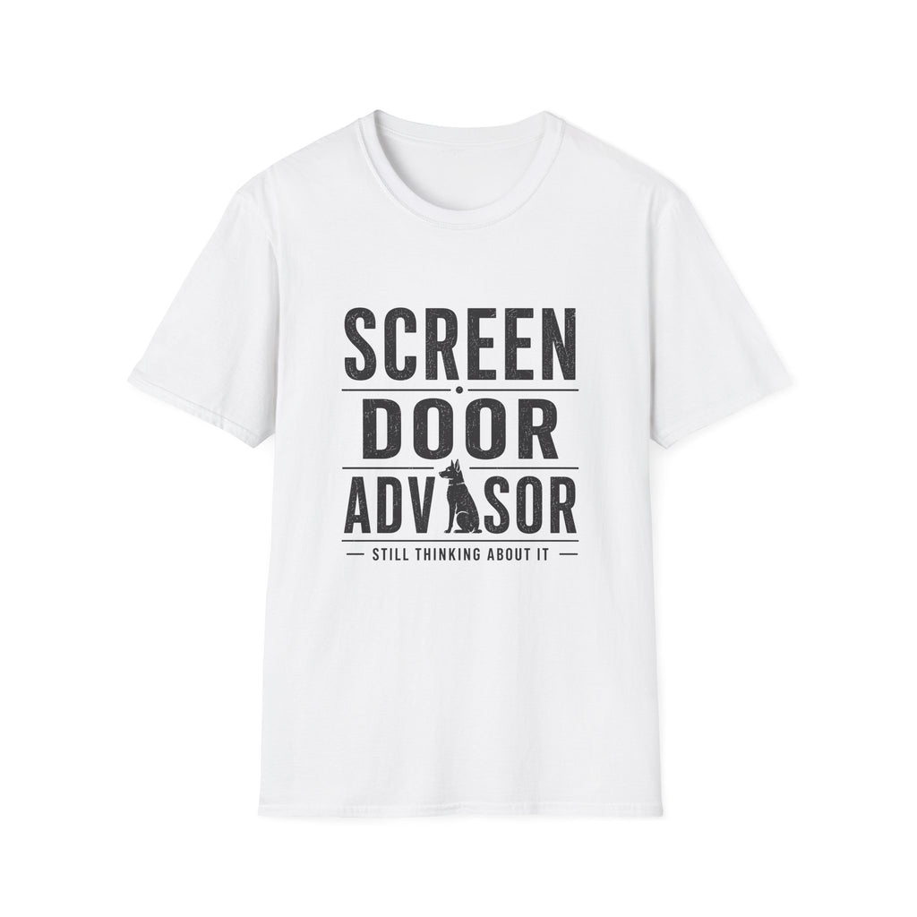 Screen Door Advisor Dog T-shirt