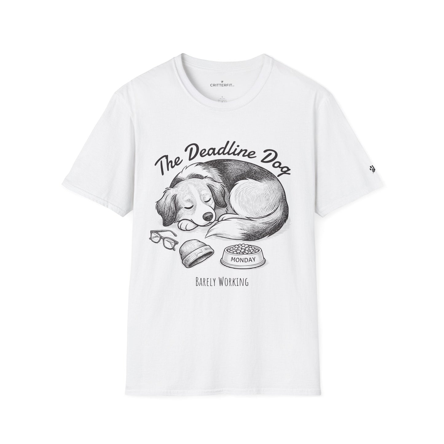 The Deadline Dog Tee - CritterFit Co