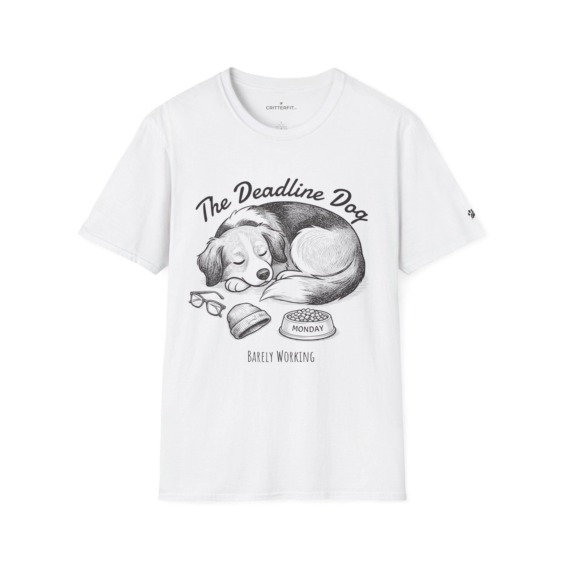 The Deadline Dog Tee - CritterFit Co