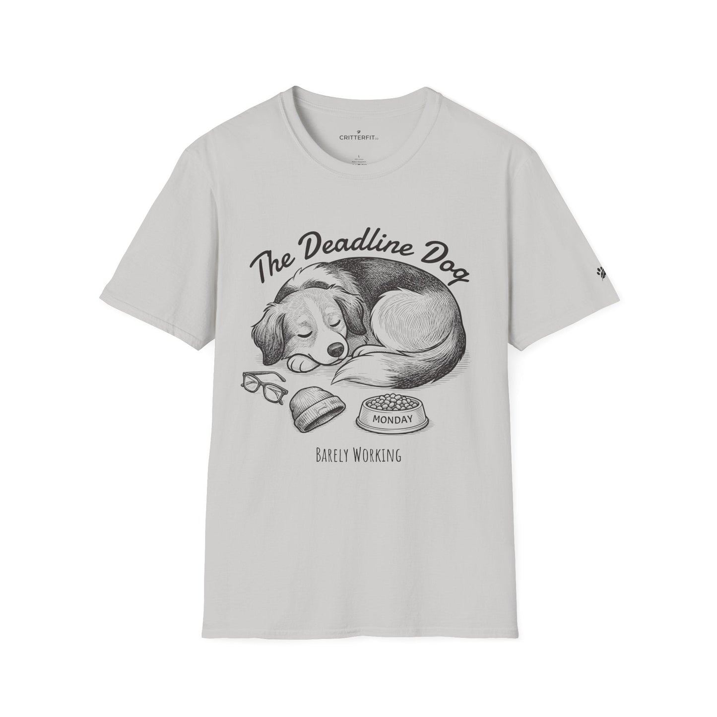 The Deadline Dog Tee - CritterFit Co