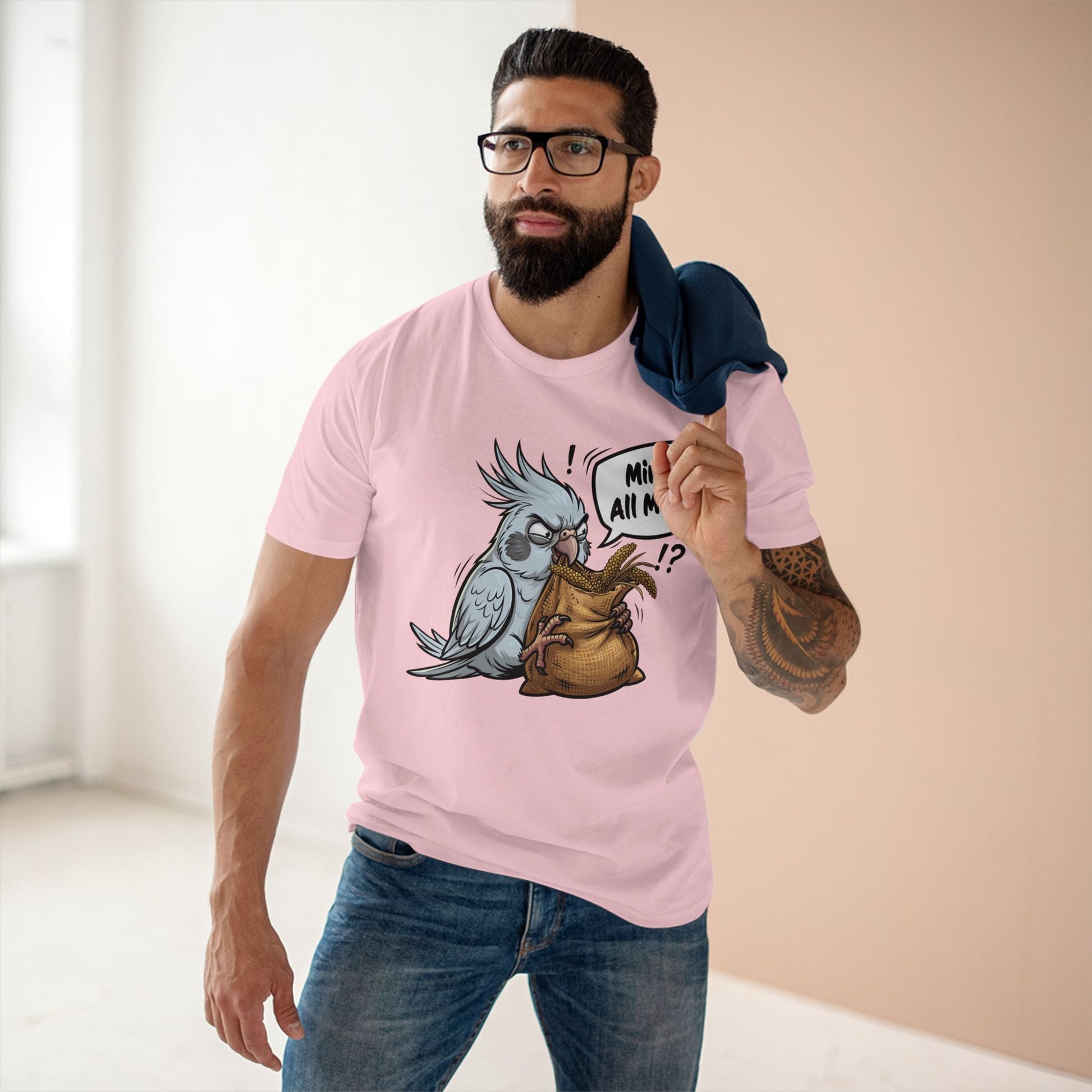 The "Mine!" Cockatiel Tee - CritterFit Co