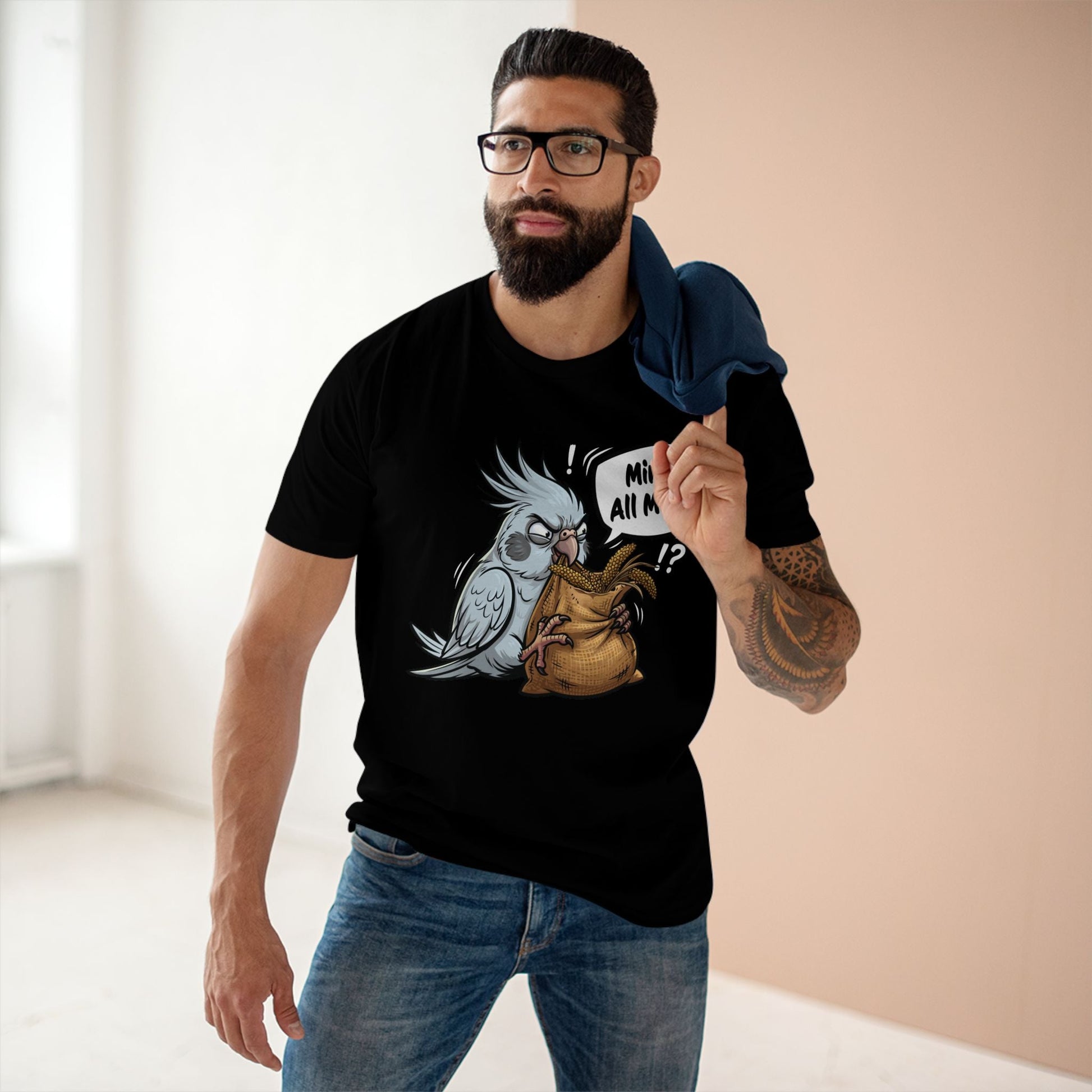 The "Mine!" Cockatiel Tee - CritterFit Co