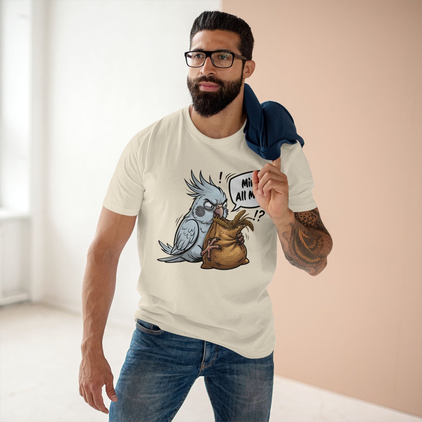 The "Mine!" Cockatiel Tee - CritterFit Co