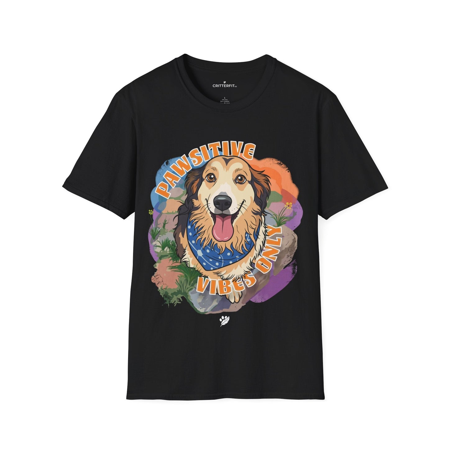 The Pawsitive Vibes Tee - CritterFit Co