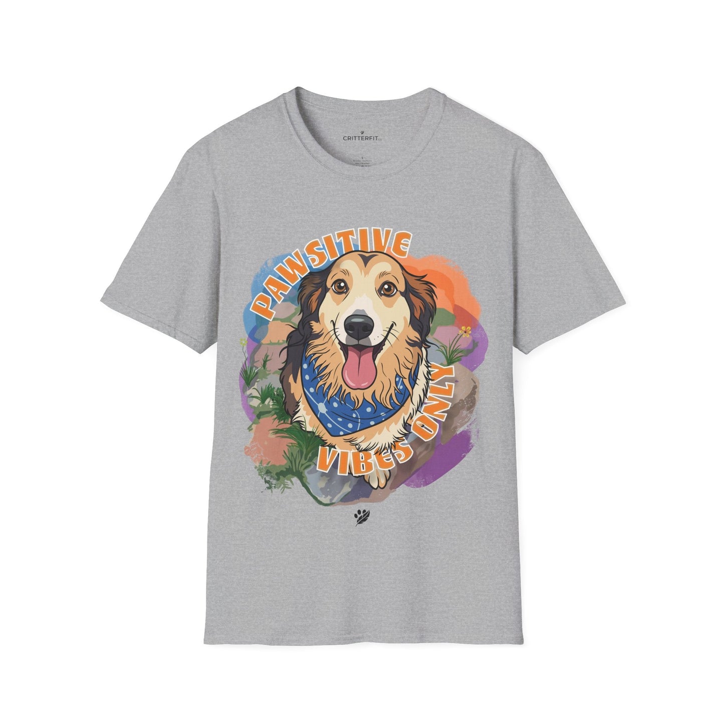 The Pawsitive Vibes Tee - CritterFit Co