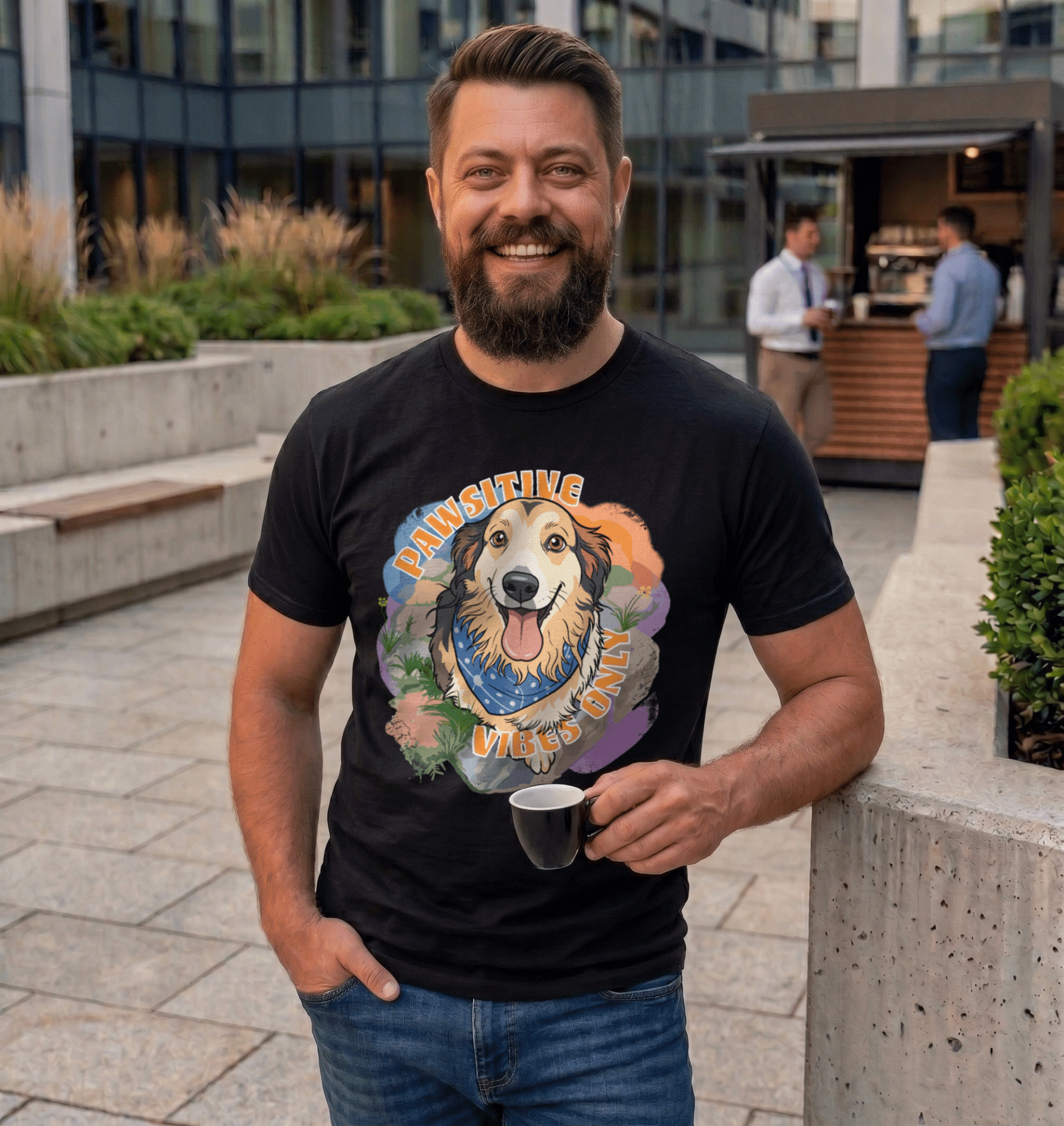 The Pawsitive Vibes Tee - CritterFit Co