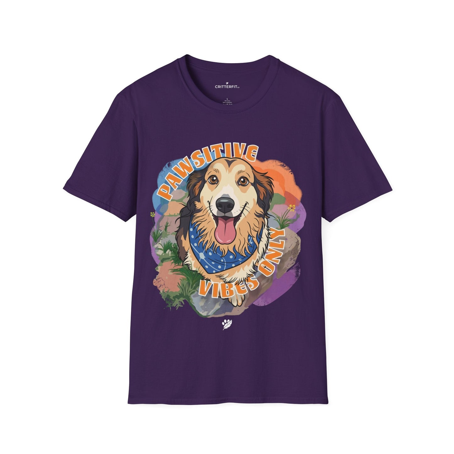 The Pawsitive Vibes Tee - CritterFit Co