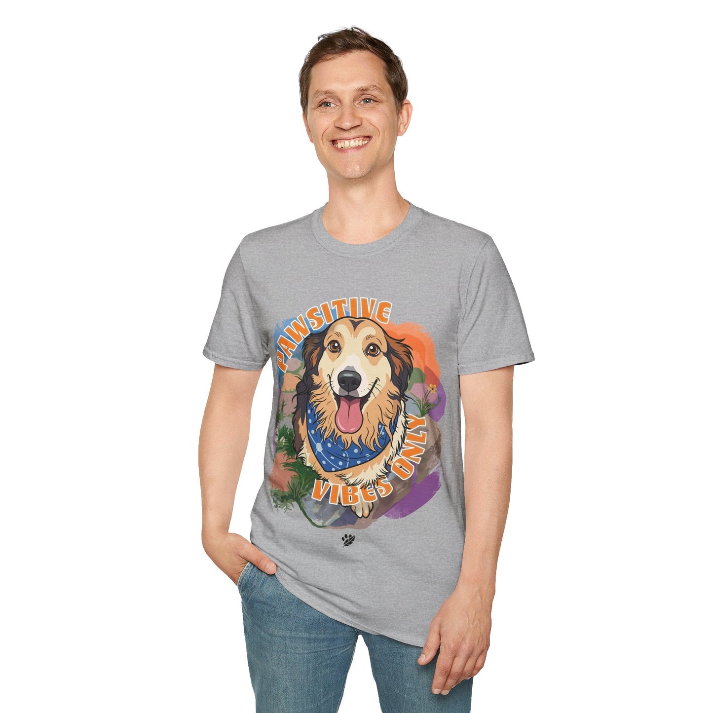 The Pawsitive Vibes Tee - CritterFit Co
