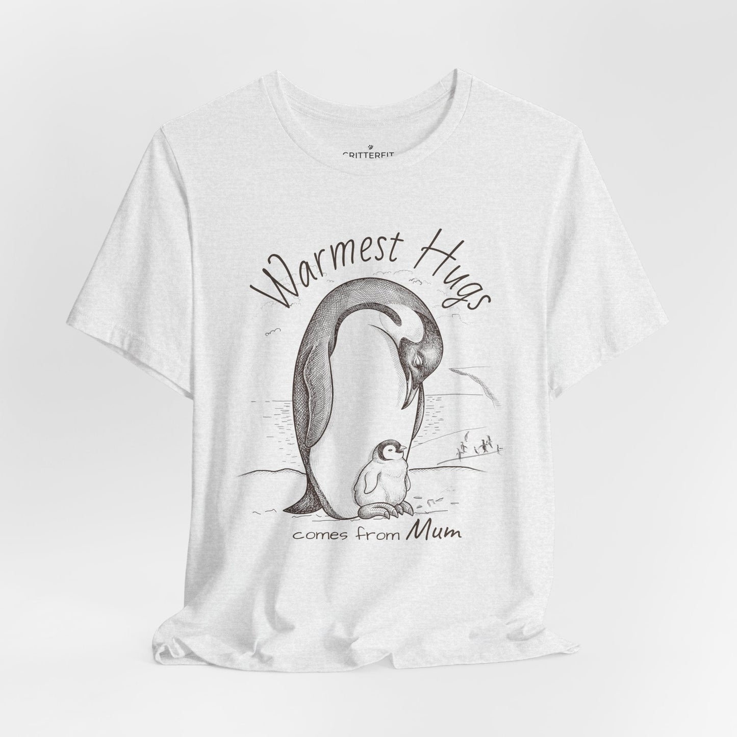 The Penguin Hugs T-Shirt - CritterFit Co