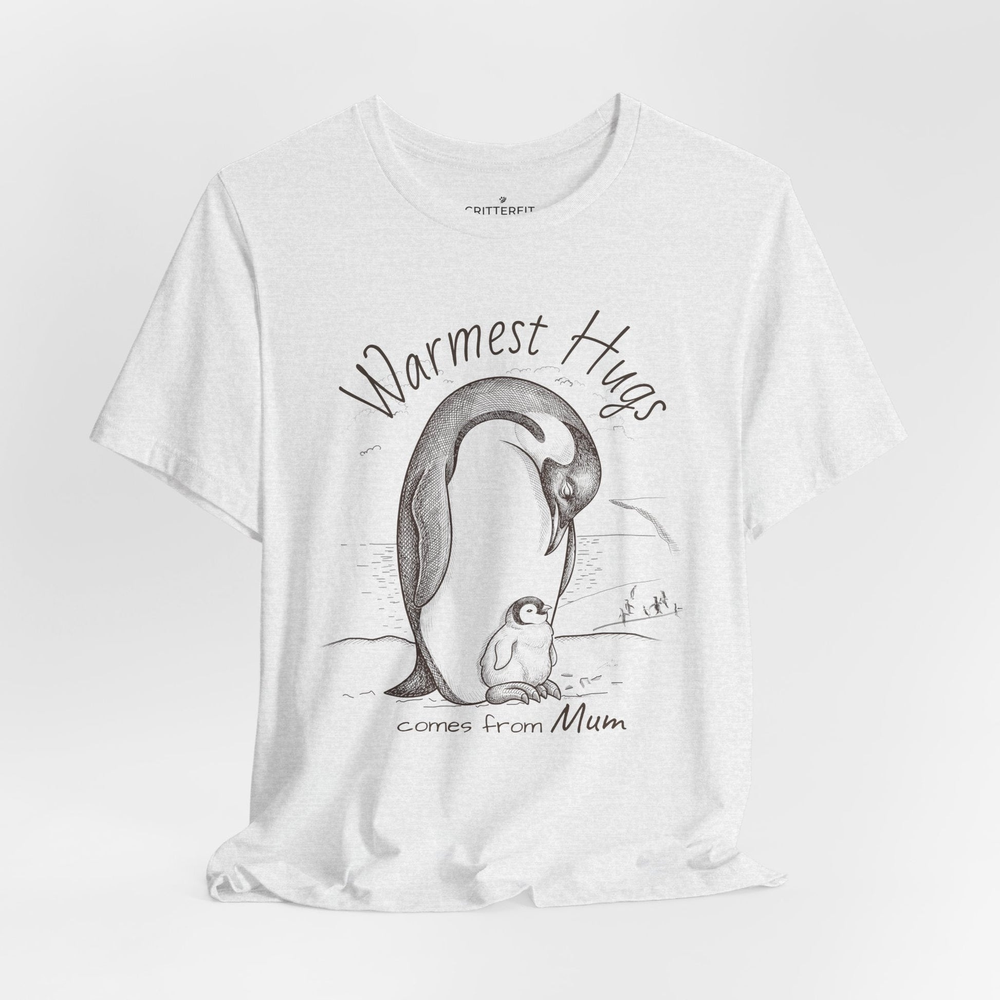 The Penguin Hugs T-Shirt - CritterFit Co