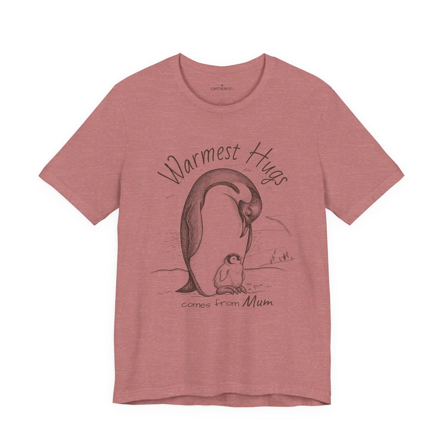 The Penguin Hugs T-Shirt - CritterFit Co