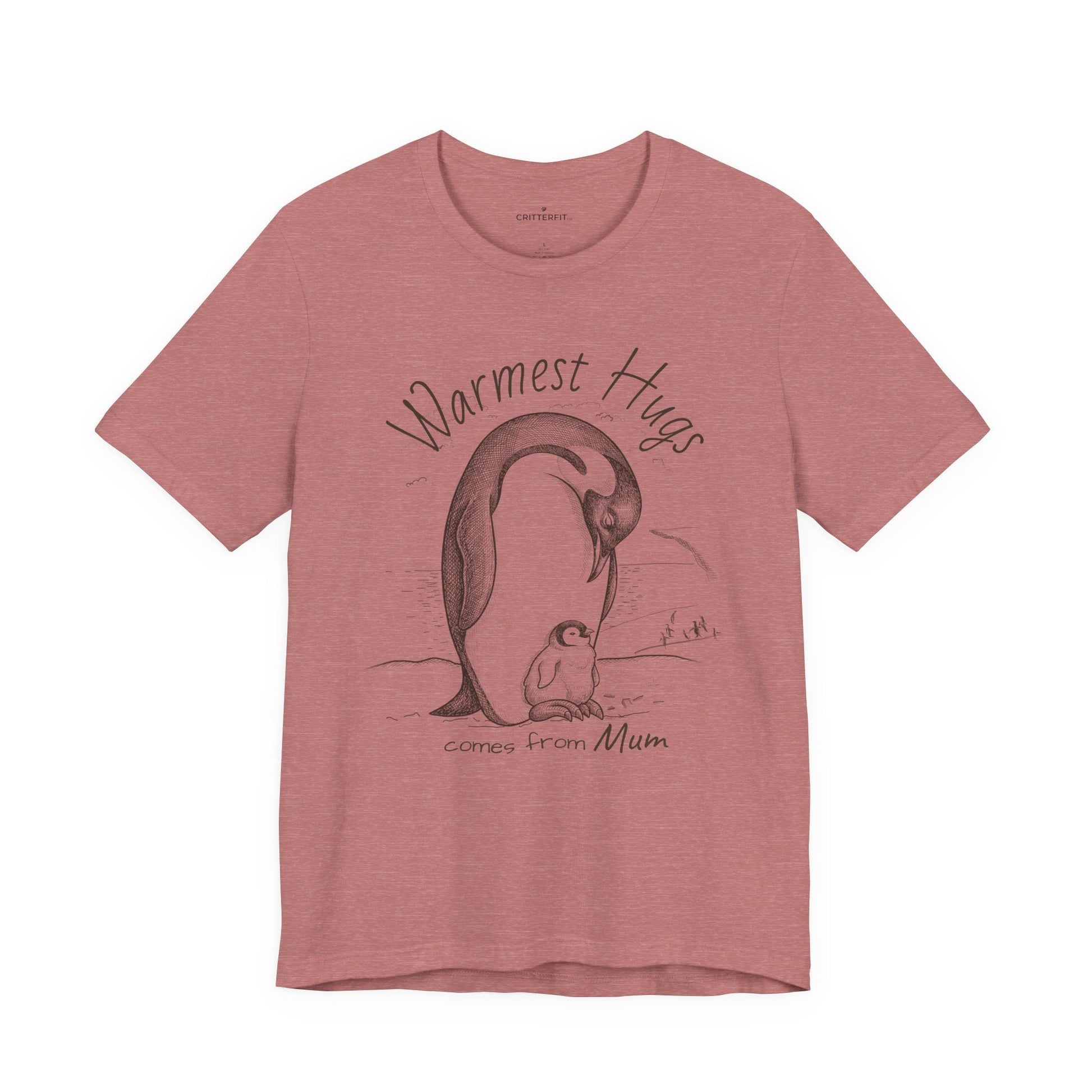 The Penguin Hugs T-Shirt - CritterFit Co