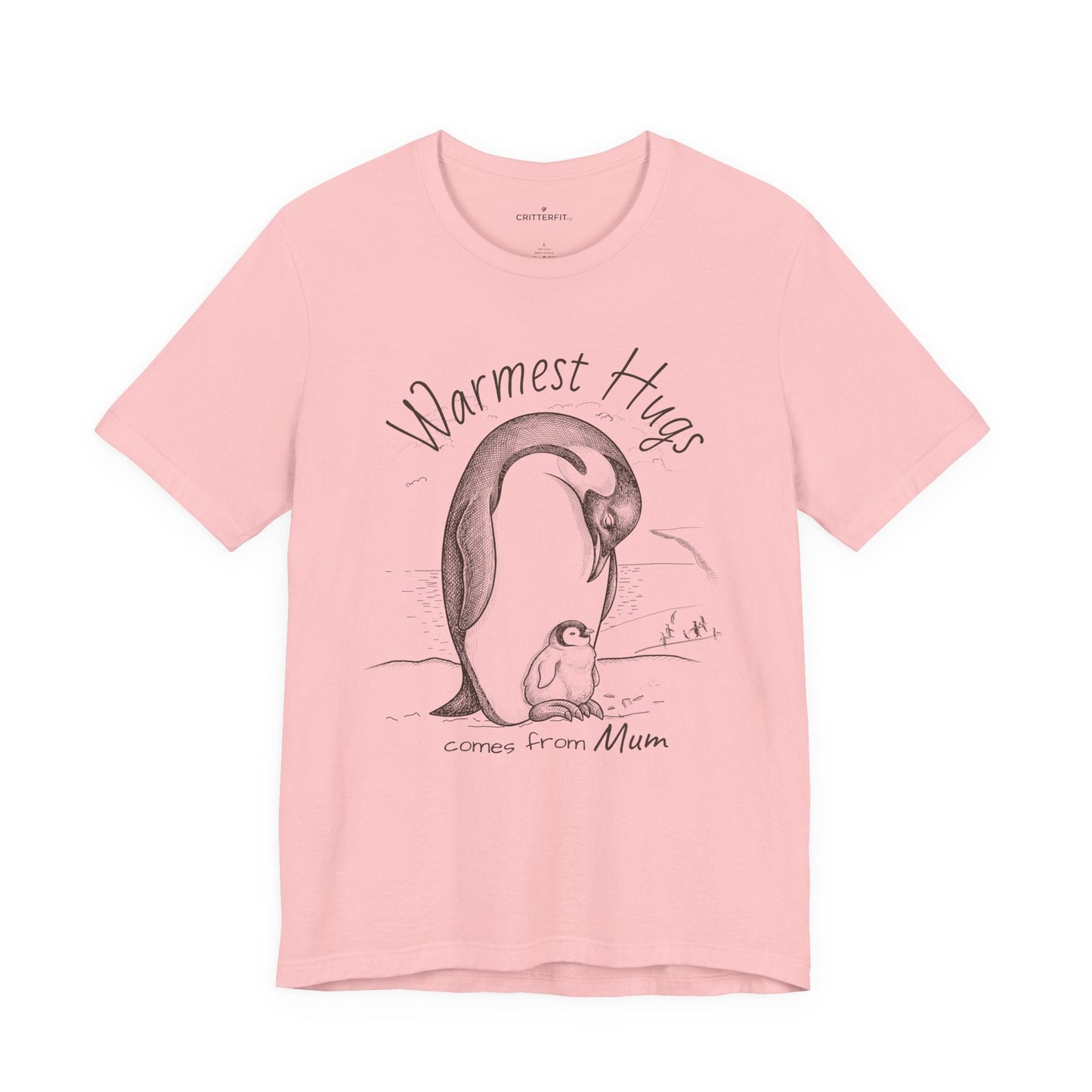 The Penguin Hugs T-Shirt - CritterFit Co