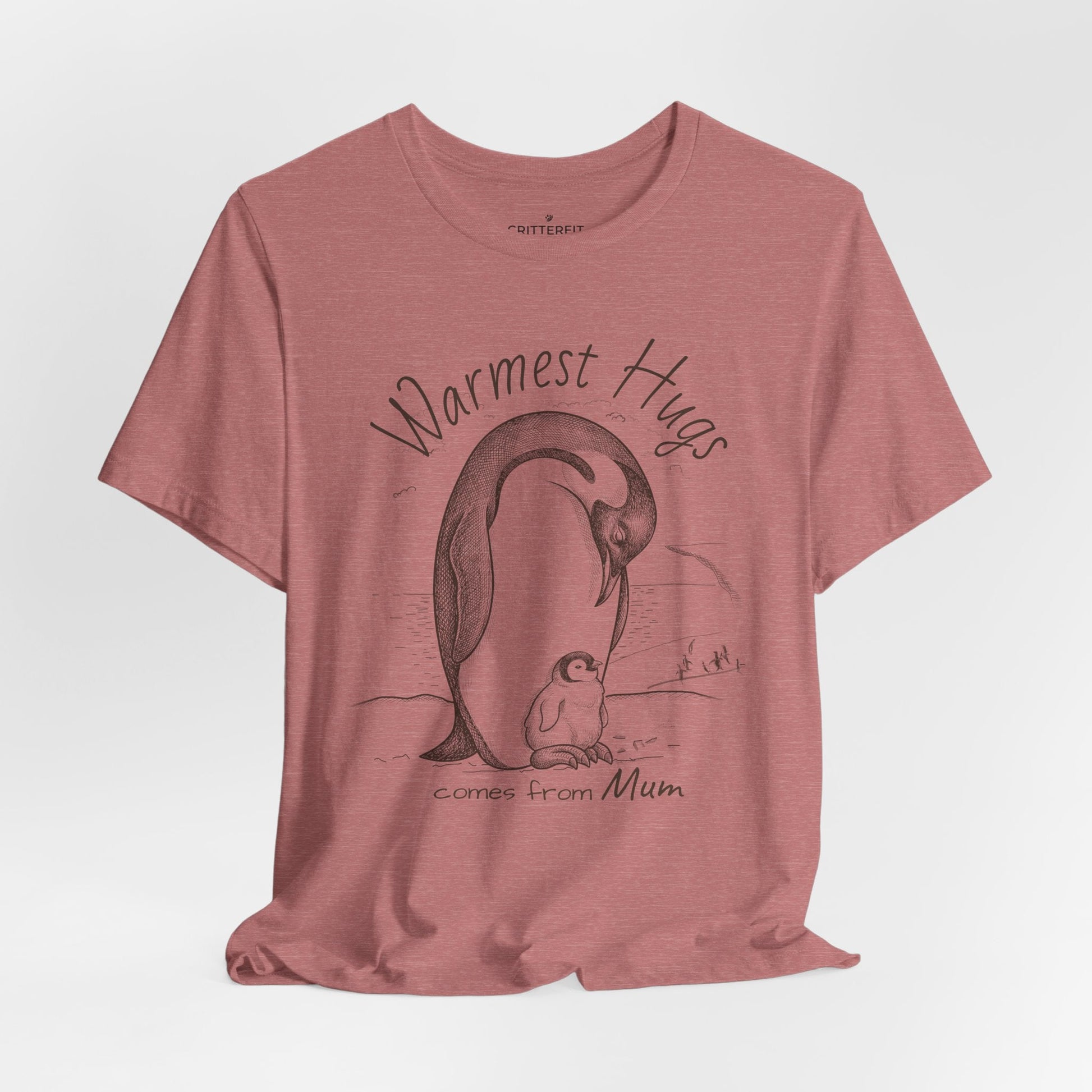 The Penguin Hugs T-Shirt - CritterFit Co