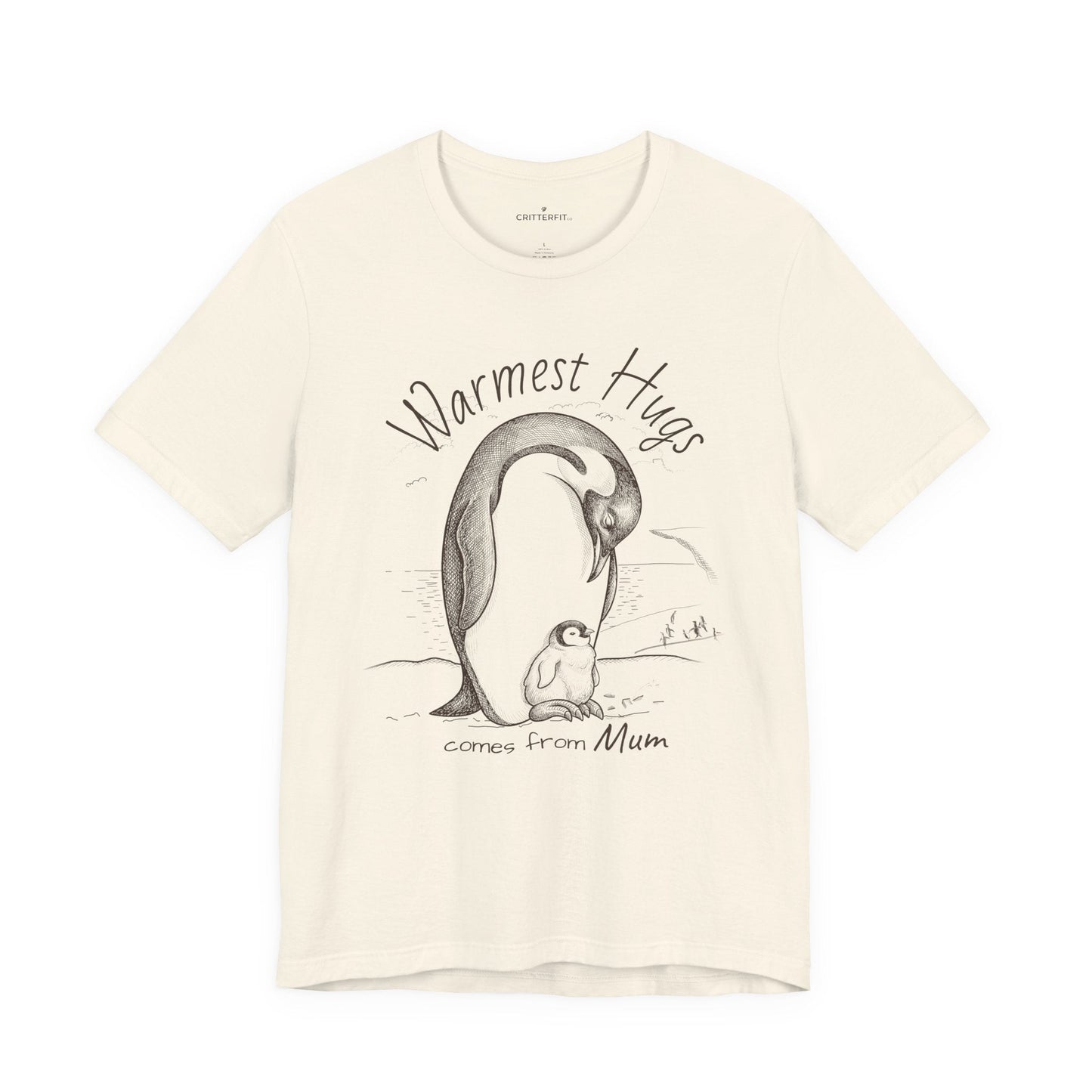 The Penguin Hugs T-Shirt - CritterFit Co