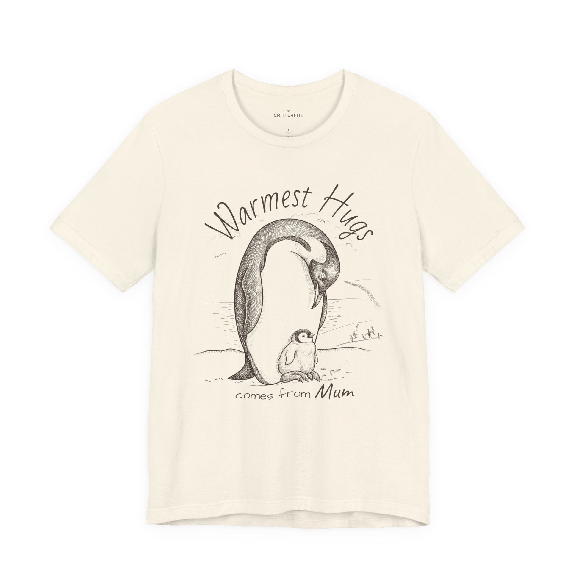 The Penguin Hugs T-Shirt - CritterFit Co