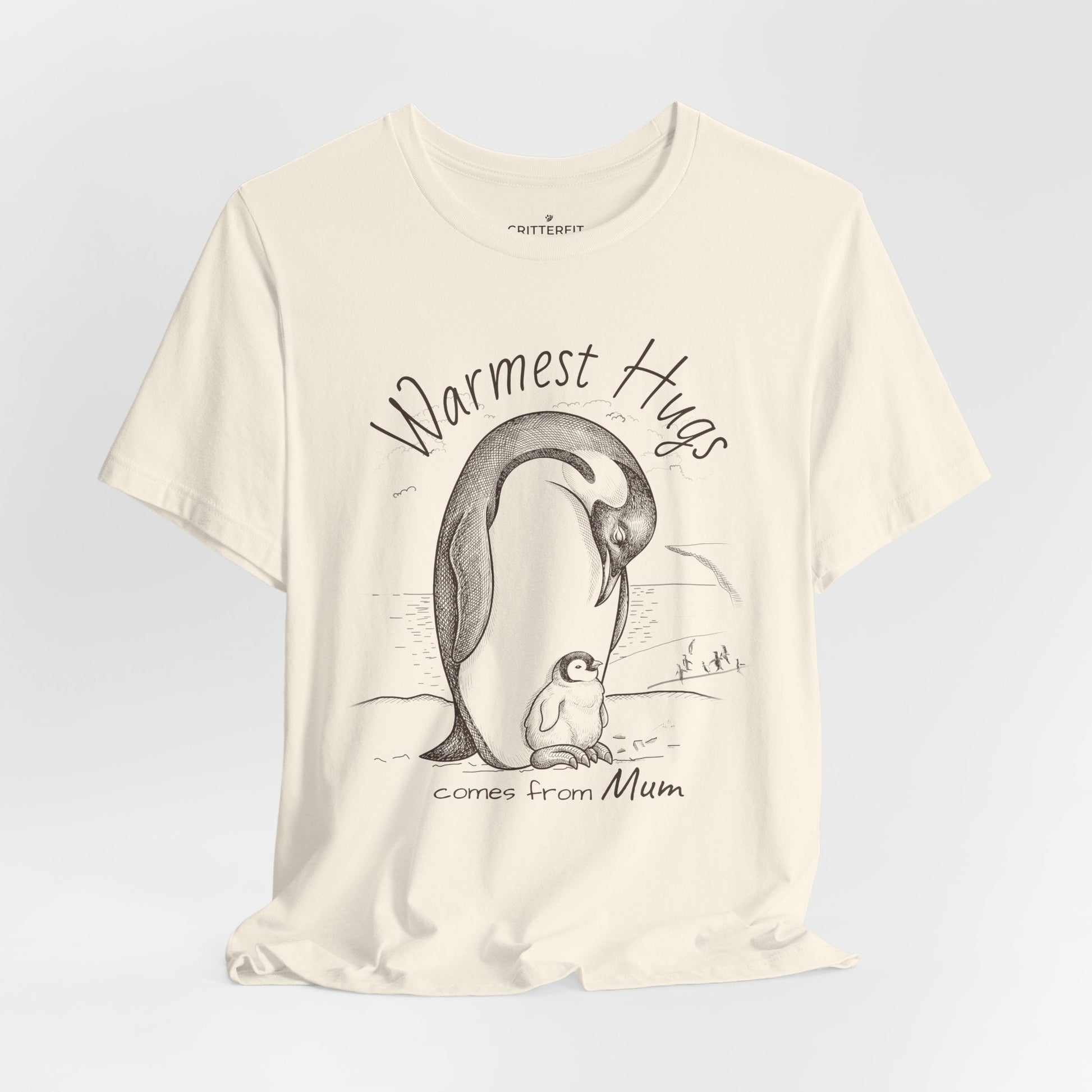 The Penguin Hugs T-Shirt - CritterFit Co