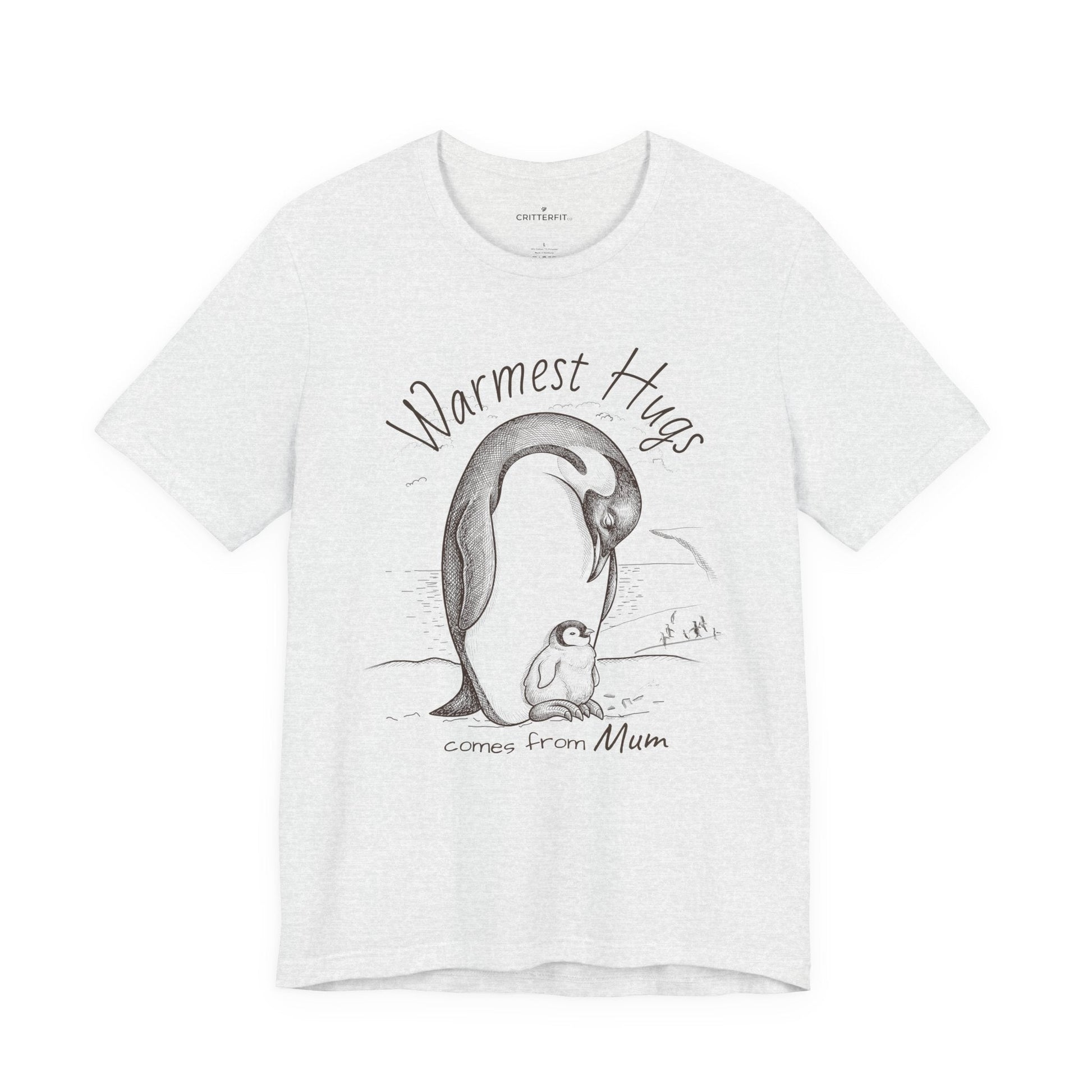 The Penguin Hugs T-Shirt - CritterFit Co