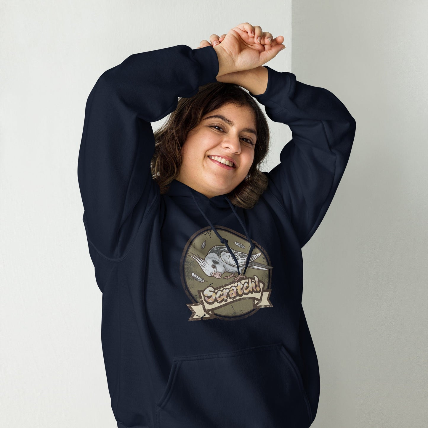 The "Scratch Me" Cockatiel Hoodie - CritterFit Co