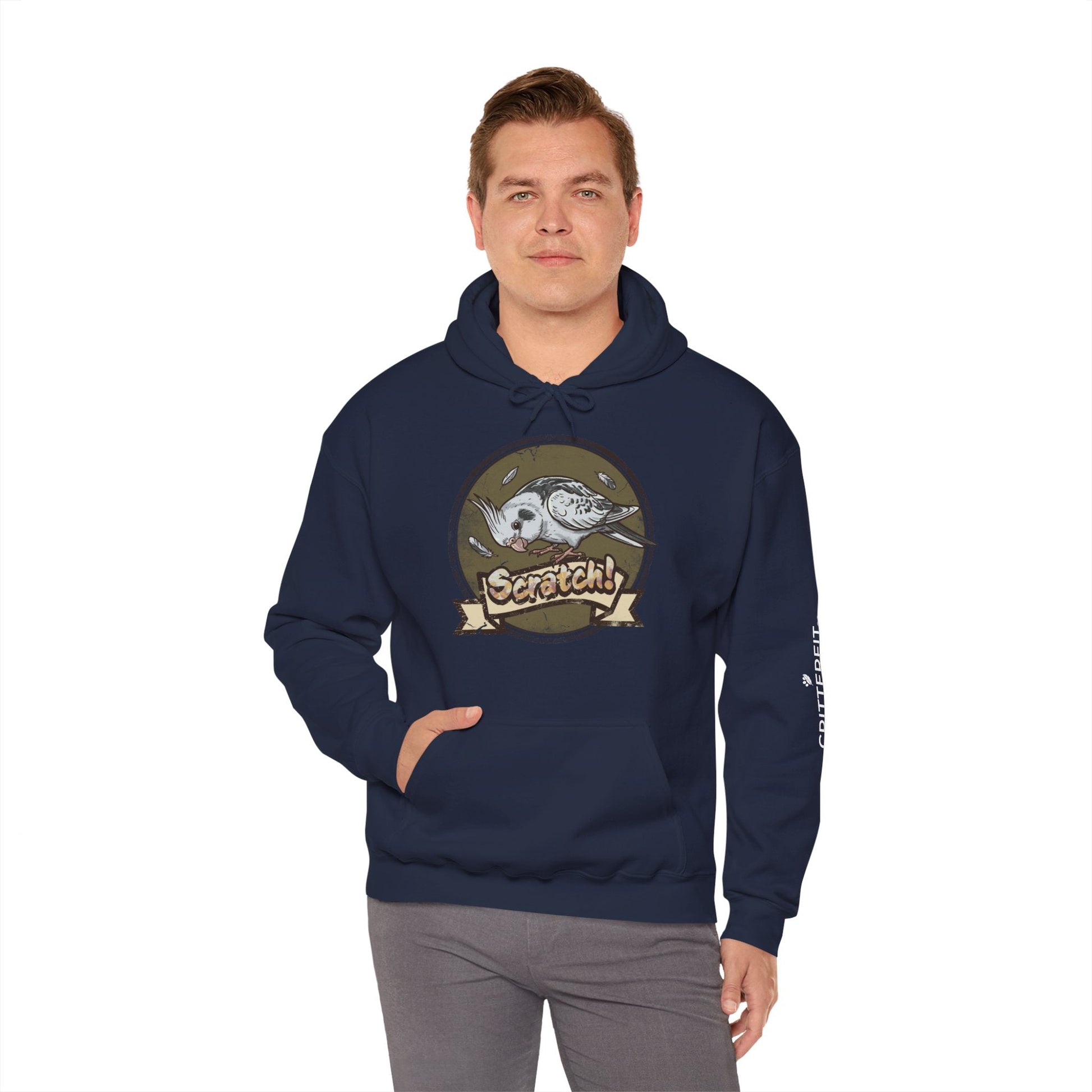 The "Scratch Me" Cockatiel Hoodie - CritterFit Co