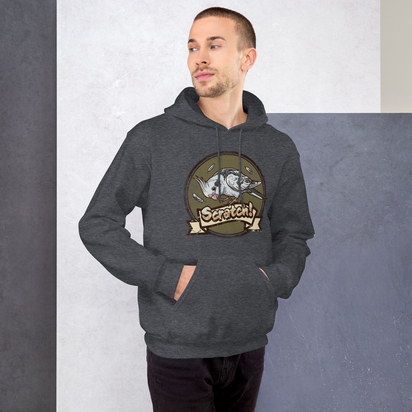 The "Scratch Me" Cockatiel Hoodie - CritterFit Co