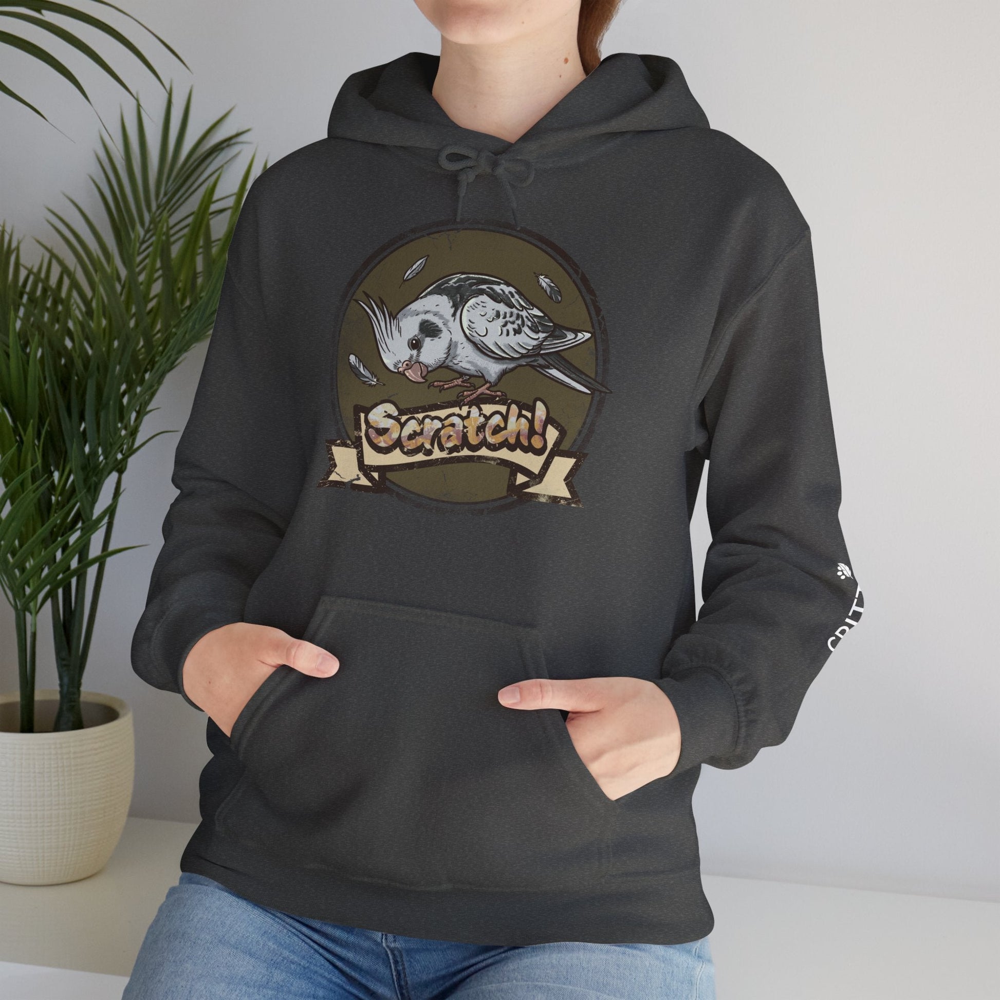 The "Scratch Me" Cockatiel Hoodie - CritterFit Co