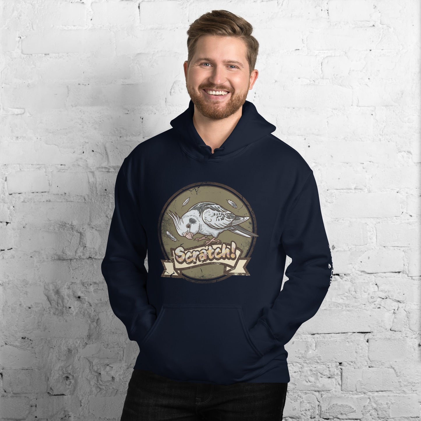 The "Scratch Me" Cockatiel Hoodie - CritterFit Co