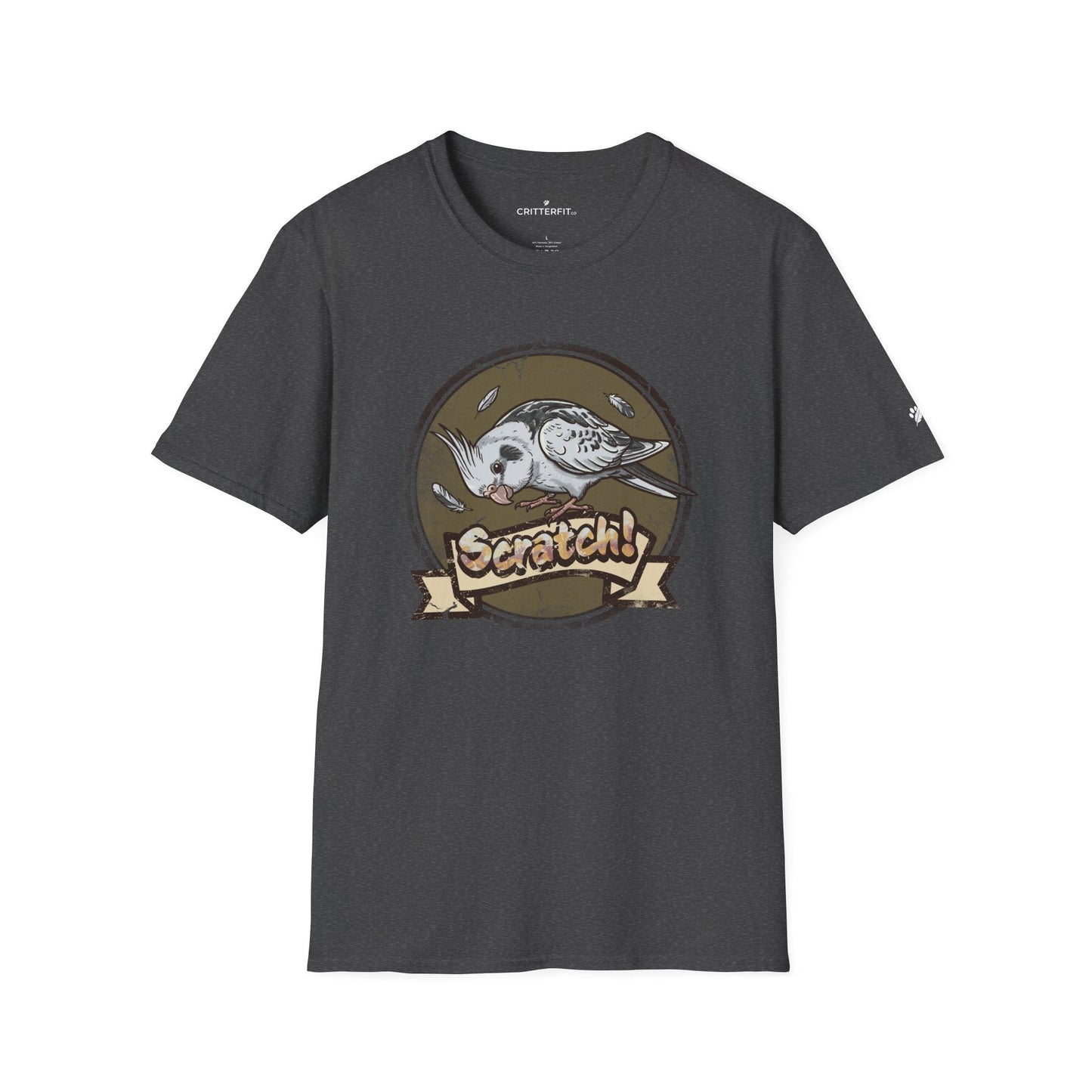 The "Scratch Me" Cockatiel Tee - CritterFit Co