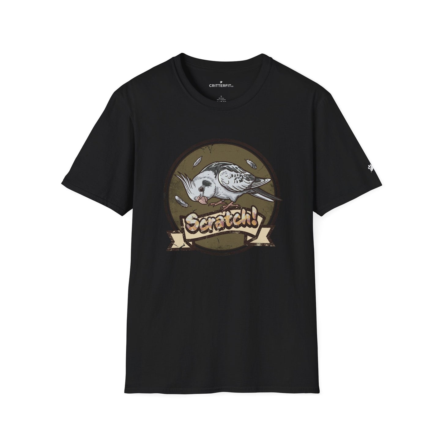 The "Scratch Me" Cockatiel Tee - CritterFit Co