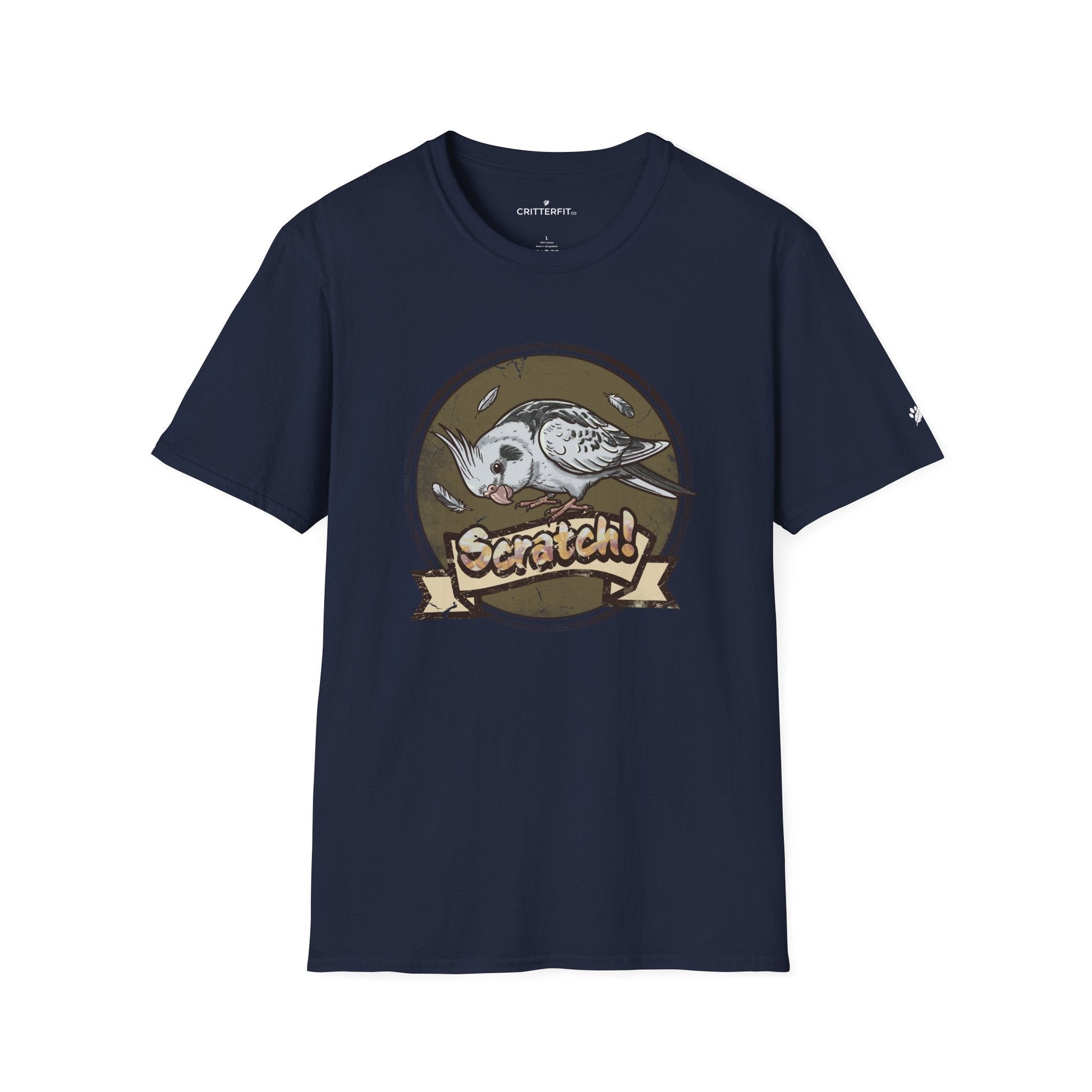 The "Scratch Me" Cockatiel Tee - CritterFit Co