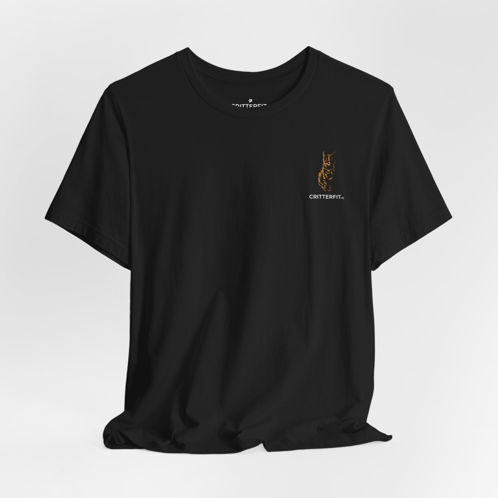 Yawning Ginger Cat T-Shirt — Premium Kitty Graphic Tee - CritterFit Co